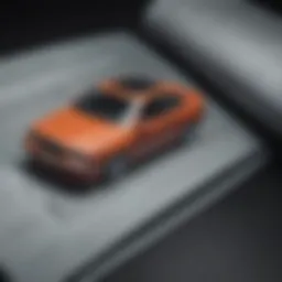 A detailed view of a used car title document