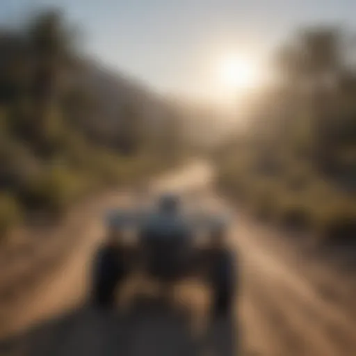 Scenic view of an ATV trail in Southern California