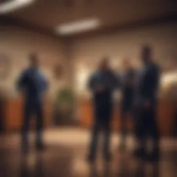 Conceptual representation of buyer protection groups enhancing homeowner security