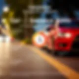 An infographic illustrating the components affecting car insurance rates