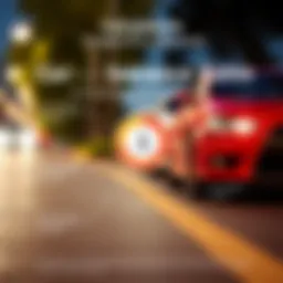 An infographic illustrating the components affecting car insurance rates