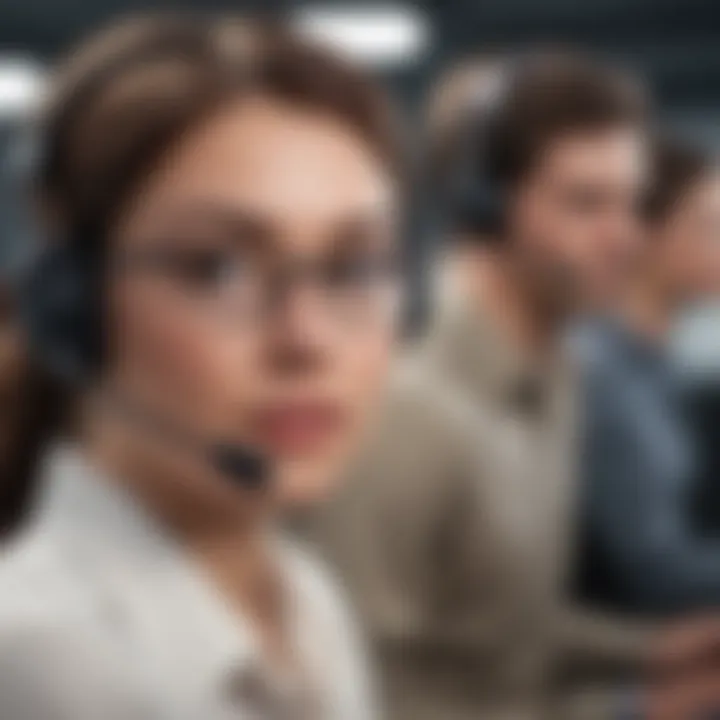 An infographic depicting various call center roles and responsibilities