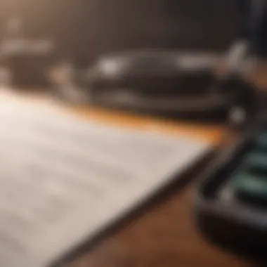 Essential Documentation for Gas Claims Tax forms and documents on a table