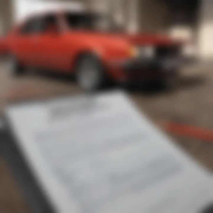 A checklist for car donation procedures