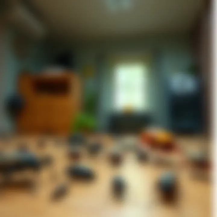 Visual representation of common pests found in rental properties, emphasizing infestation risks.