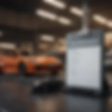 Informed Car Buying Checklist Visual representation of a checklist for informed car buying decisions