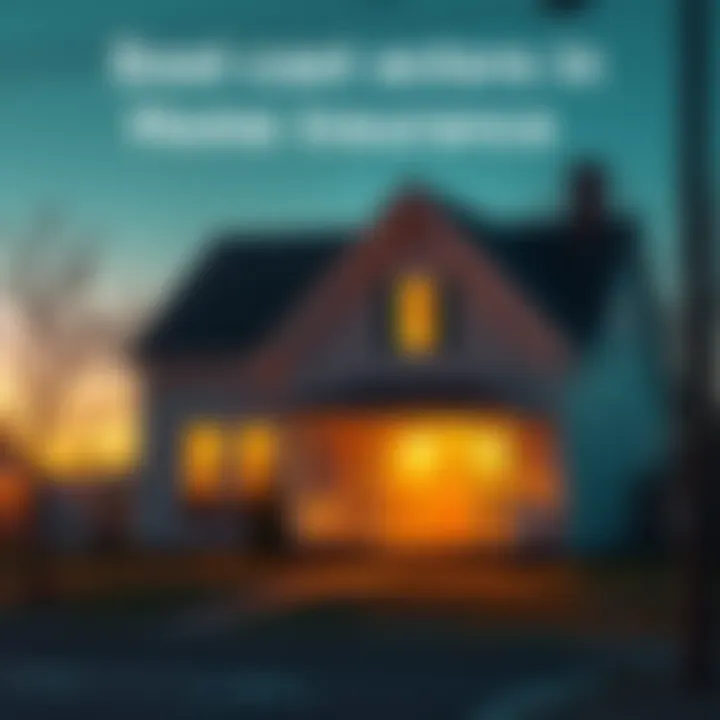 A visual representation of cost factors influencing home insurance in West Monroe.