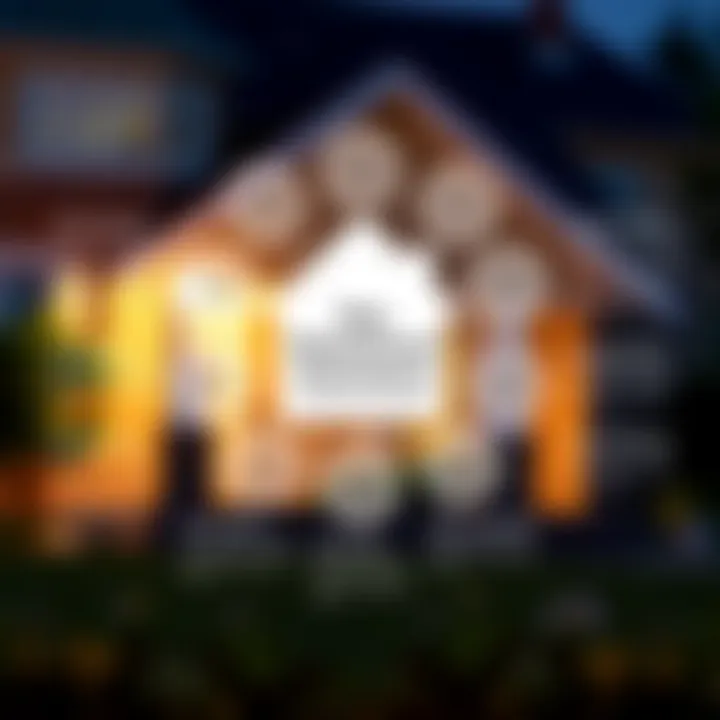 Diagram showcasing essential components of homeowners insurance