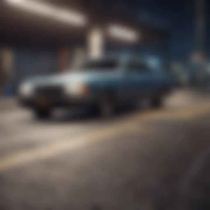 Visual representation of vehicle registration requirements