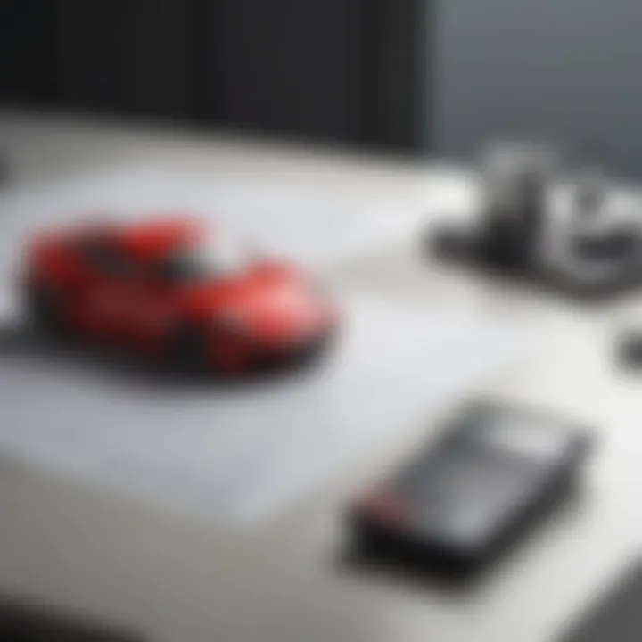A calculator and insurance documents on a table