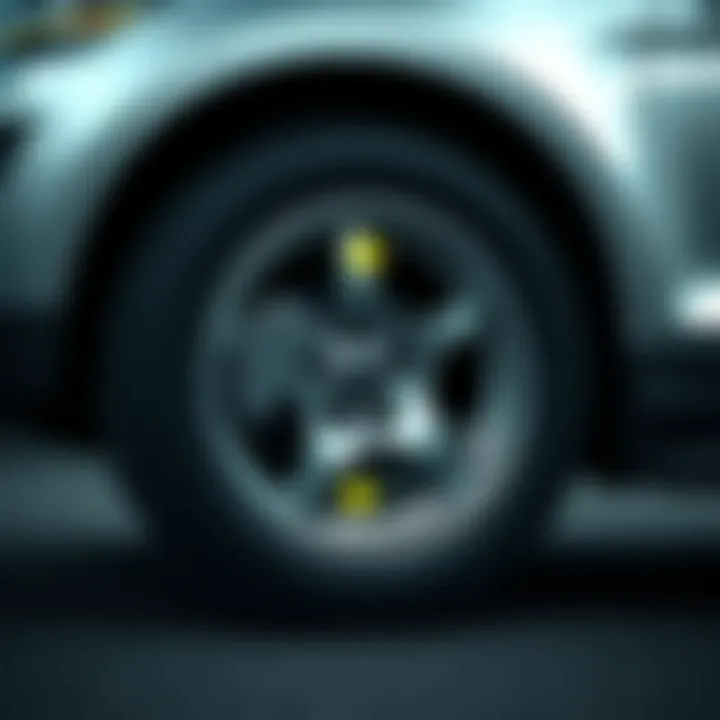 Impact of Tire Replacement on Vehicle Alignment Diagram illustrating vehicle alignment affected by uneven tire wear