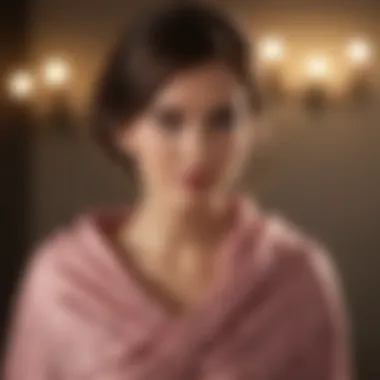 Chic Shawl: Enhancing Bridesmaid Style Chic shawl adding style to bridesmaid attire