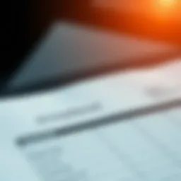 A close-up view of a driving record report.