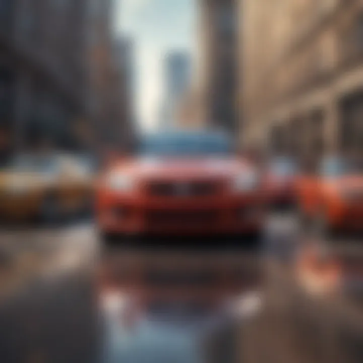 Illustration of market trends affecting car insurance pricing.