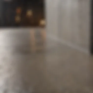 Restored Clean Cement Surface Clean cement surface after oil removal treatment