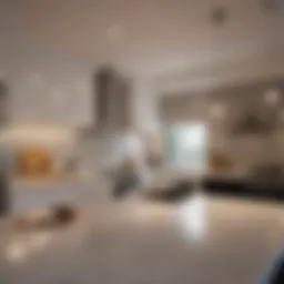 Modern kitchen renovation showcasing premium appliances and finishes