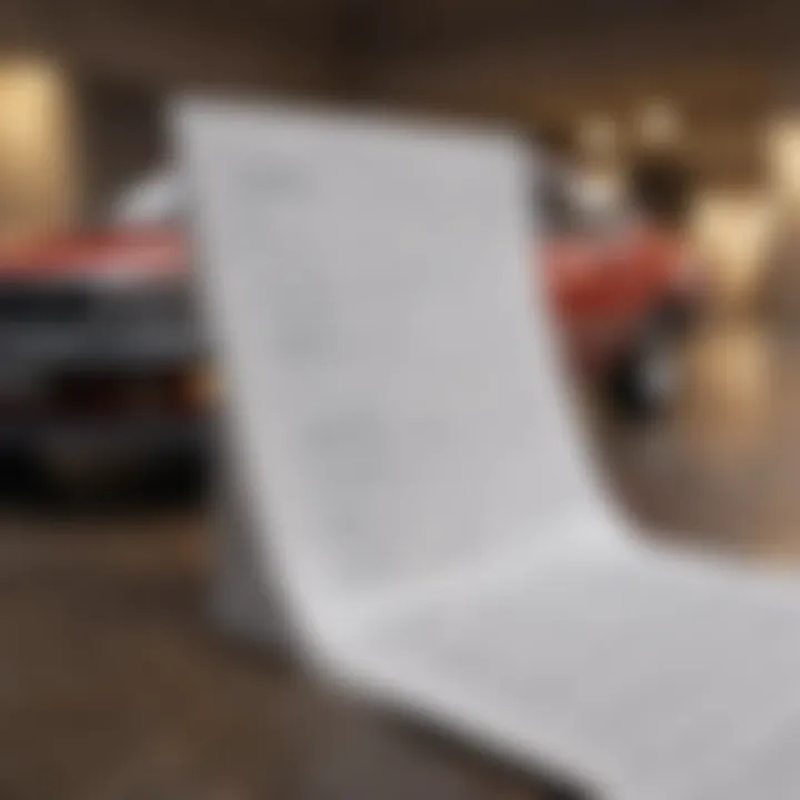 Document checklist for car sale aftermath