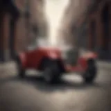 A vintage car symbolizing the historical evolution of automobiles.