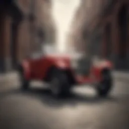 A vintage car symbolizing the historical evolution of automobiles.