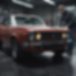 Under the hood inspection for car evaluation