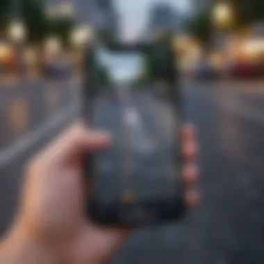 Smartphone App for Vehicle Tracking Illustration of a smartphone app for vehicle monitoring