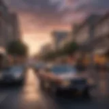 A scenic view of San Jose, showcasing its vibrant city life