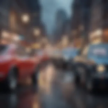 Diverse Car Insurance Options Illustration showing a variety of car insurance policies
