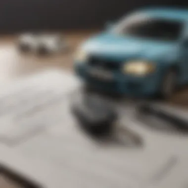 Understanding Insurance Coverage An insurance document alongside a car key