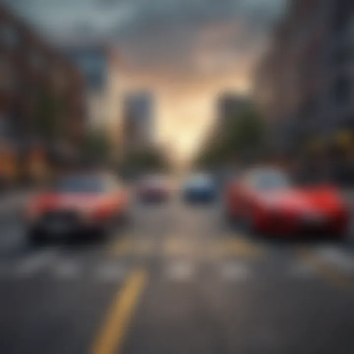Visual representation of different defensive driving course options