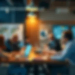 A creative brainstorming session for naming an insurance agency