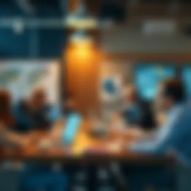 A creative brainstorming session for naming an insurance agency