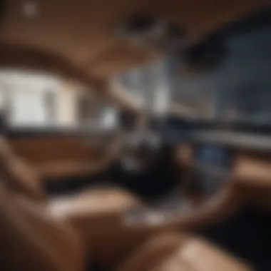 Inside Luxury: Premium Features and Comfort Interior of a luxury car showcasing top-notch features