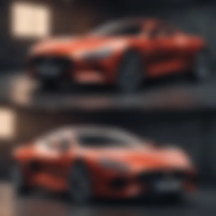 Comparison of various luxury car models