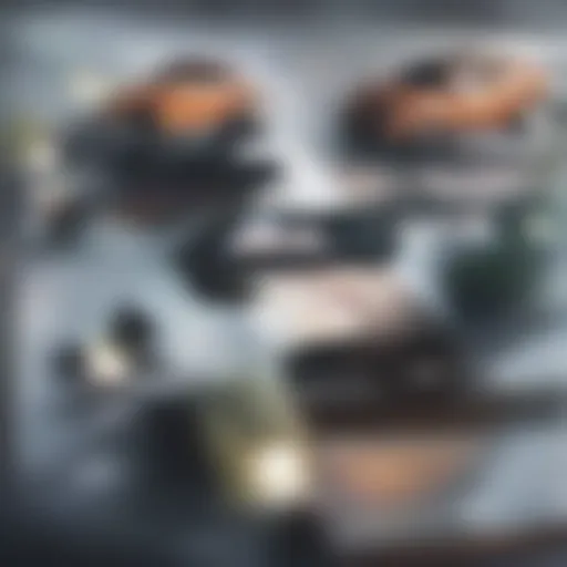 A visual representation of third party car loan concepts