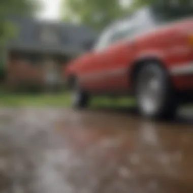 Filing a claim for hail damage
