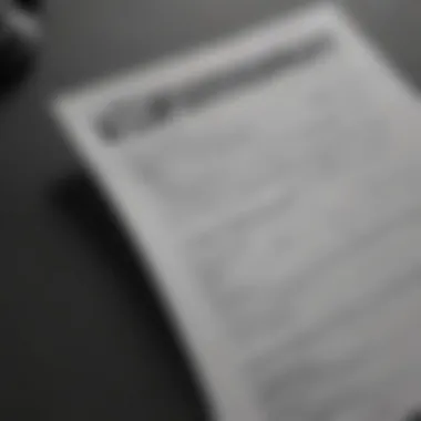 Close-up of a vehicle title document