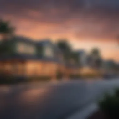 A scenic neighborhood in Kissimmee, representing community and safety