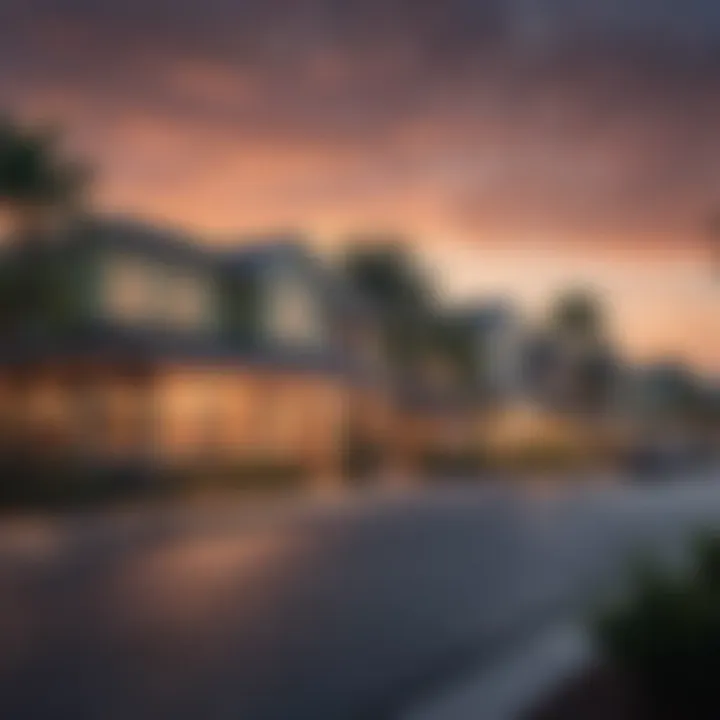 A scenic neighborhood in Kissimmee, representing community and safety