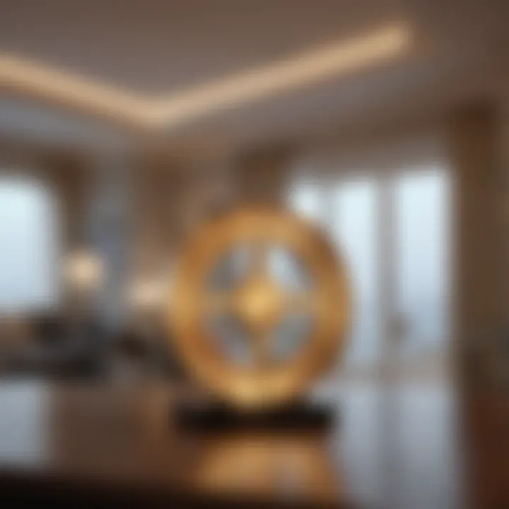 A serene home environment symbolizing financial security
