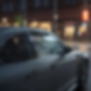 Insurance paperwork for car window replacement