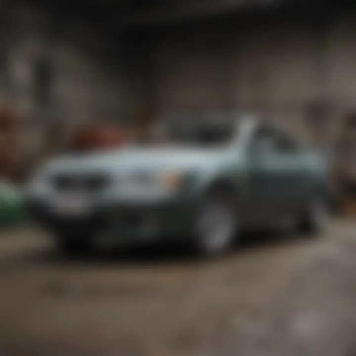 Graph showing market value trends for salvage title vehicles