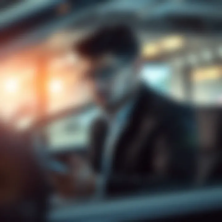Analyzing Car Pricing Data A confident individual analyzing car pricing data