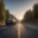 A serene road symbolizing freedom and new beginnings