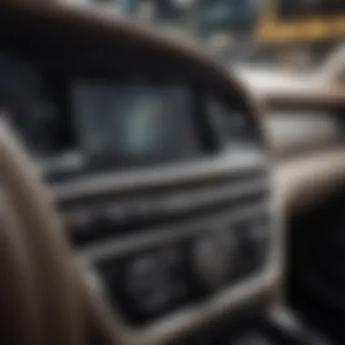 A close-up of a car’s interior, emphasizing cleanliness and detail.