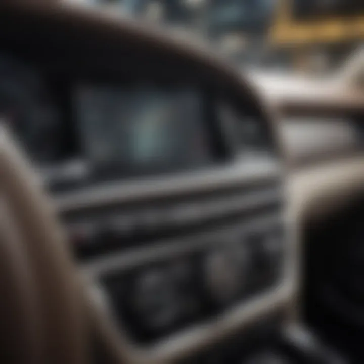 A close-up of a car’s interior, emphasizing cleanliness and detail.