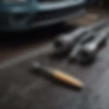 Tools for Effective Scratch Repair Essential tools for scratch removal laid out neatly