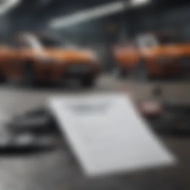 A checklist for returning a car