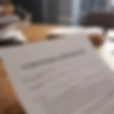 Understanding Insurance Documents Close-up of insurance policy documents on a desk