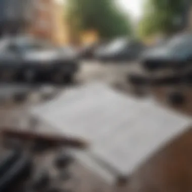 Legal Responsibilities After an Accident A legal document symbolizing responsibilities after an accident