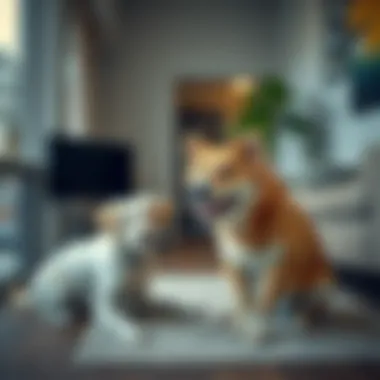 Socializing dogs in an apartment setting